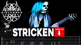 【DISTURBED】 Stricken  cover by Masuka  LESSON  GUITAR TAB [upl. by Zacharia502]