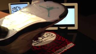 SOLE PROTECTOR™ by 3M™ Installation Video on Air Jordan V quot [upl. by Nibaj]