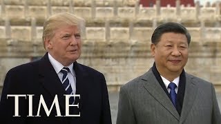 President Trump Meets The World’s Most Powerful Man In Beijing Xi Jinping  TIME [upl. by Adkins383]