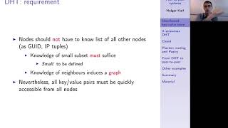 Verteilte Systeme Kapitel 6a Distributed Hash Tables DHT Idea requirements goals [upl. by Roane750]
