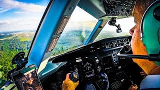 Touchdown in Oslo  Dornier 328JET Cockpit [upl. by Aihsetal]