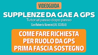 Ruolo da GPS I fascia sostegno video tutorial passo dopo passo INTEGRALE [upl. by Maffei708]