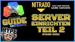 ARK KOOP Guide 😜 Nitrado Server Grundeinrichtung machen  Teil 2  Tutorial [upl. by Kcirtapnaes42]