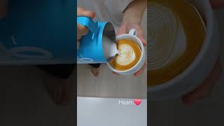 Latte Art Heart❤️ 라떼아트 결하트 [upl. by Eivlys736]