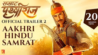 Aakhri Hindu Samrat Prithviraj  Trailer 2  Akshay Kumar Sanjay Dutt Sonu Sood Manushi Chhillar [upl. by Yltsew825]