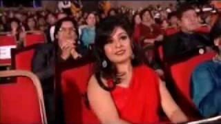 GiMA Awards 2011  Shahrukh  RanveerShaan amp Sunidhi Performance [upl. by Wymore]