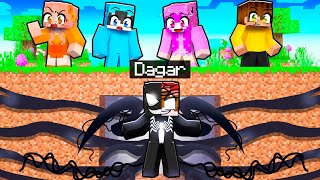 6 CAZADORES vs VENOM en Minecraft [upl. by Hterag]