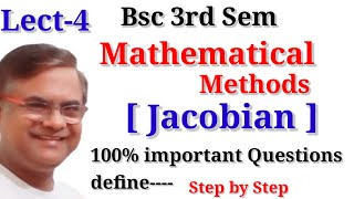 JACOBIANS  Jacobian Mathematical Methods [upl. by Flavio]