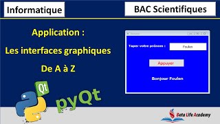 Informatique  Les interfaces graphiques  BAC Scientifiques [upl. by Gitel]