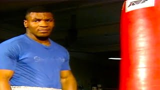 Mike Tyson  RARE Training on The HEAVY BAG HD [upl. by Bullock544]