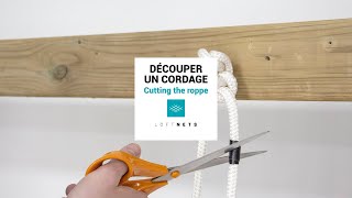 Comment découper le cordage de votre filet dhabitation [upl. by Ialohcin890]