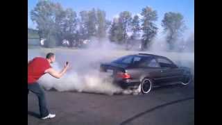 CLK55 AMG BURNOUT [upl. by Silohcin]