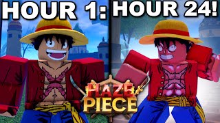 I Spent 24 Hours As Luffy In Roblox Haze Piece Heres What Happened [upl. by Oba]