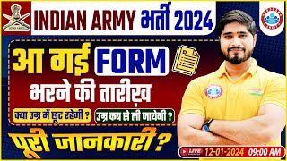 Indian Army 2024  Army Online Form  Age Limit  Army Age Relaxation  Info By Dharmendra Sir [upl. by Sivle]