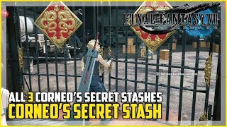 Final Fantasy 7 Remake All Corneo’s Secret Stash Locations Corneo’s Secret Stash Quest [upl. by Yarehs778]