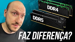 DDR4 vs DDR5 qual é melhor mais de 100 testes [upl. by Vittoria]