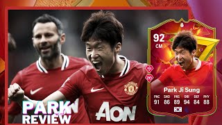 ¡SON BESTIALES SUS MEJORAS Park Ji Sung 92 GOLAZO Review EA FC 24 [upl. by Vola]