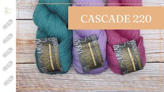 Cascade Yarns 220 Yarn Review  Untwisted Threads [upl. by Atenek]