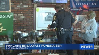 Richmond Heights Police Mike Duffys serve up all you can eat pancake with a purpose [upl. by Dlorah]