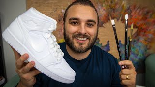 Painting an Entire Custom Sneaker Start to Finish [upl. by Morty814]