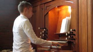 JN Lemmens Fanfare  Improvisatie Psalm 42 samenzang Gert van Hoef [upl. by Ellehsim]