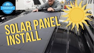 Fitting Solar Panel on my VW Transporter T6 Campervan  with Victron SmartSolar Controller [upl. by Isabea]