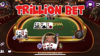 HOW TO WIN TRILLION CHIPS Zynga Texas Hold’em Poker [upl. by Hudgens]