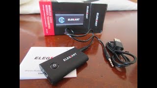 ELEGIANT Trasmettitore Ricevitore Bluetooth 50 [upl. by Robby572]