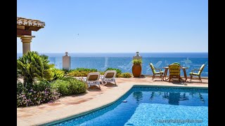 SUNNY HOLIDAYS VILLAS Drone Villa Dorothea Javea Spain [upl. by Langan]