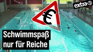 Realer Irrsinn Teurer Schwimmsport in Penzberg  extra 3  NDR [upl. by Naget]