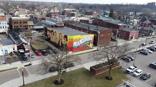 Miamisburg Plaza Theatre  Drone Footage  4k [upl. by Esma]