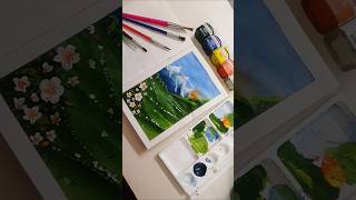 Mountain view painting 🖌️🎨art artist painting HFS [upl. by Cristiano]