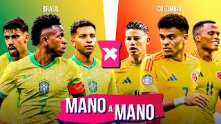 BRASIL X COLÔMBIA QUEM É MELHOR MANO A MANO DA COPA AMÉRICA [upl. by Elspeth]