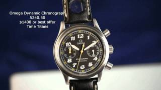 Omega Dynamic Chronograph 524050 [upl. by Annie]