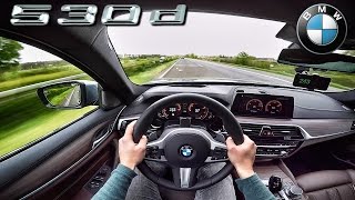 2017 BMW 5 Series G30 530d M Sport AUTOBAHN POV ACCELERATION amp TOP SPEED by AutoTopNL [upl. by Eusoj]