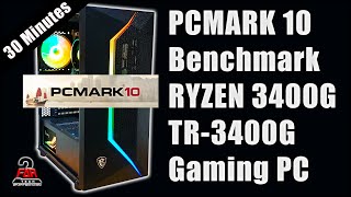 Ryzen 3400G  PCMARK 10 Extended  Benchmark and Performance test  TR3400 Gaming PC [upl. by Akemhs]