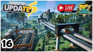 Satisfactory Update 5  Live Stream  Bauxite Factory  Part 16 [upl. by Haeli30]