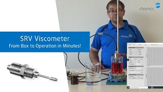 SRV inline viscosity meter introduction  Viscometer from Box to Operation in less than 5 Minutes [upl. by Elletsyrk]