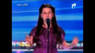 Listen  Teodora Sava Cover Beyonce  LIVE in FINALA NEXT STAR [upl. by Airamzul]