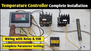 Multispan UTC 1202 Temperature Controller Wiring amp Parameter Setting Temperature Controller Setting [upl. by Den249]