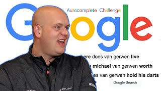 Michael van Gerwen Answers the Webs Most Searched Questions  Autocomplete Challenge [upl. by Eiddam]