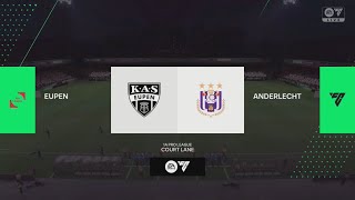 VOLVEMOS A LA CIMA  Eupen vs Anderlecht  modo carrera [upl. by Asserac]