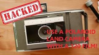 HACKED Polaroid Landcamera J66 to use 120 film [upl. by Nordna350]