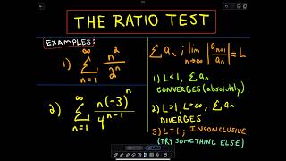 Ratio Test to Determine if a Series Converges [upl. by Phaidra869]