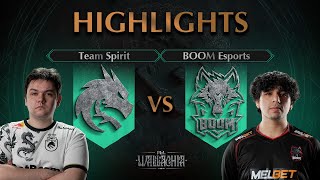 PLAYOFFS Team Spirit vs BOOM Esports  HIGHLIGHTS  PGL Wallachia S1 l DOTA2 [upl. by Diandra]