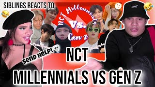 Siblings react to Nct Millennials vs Gen z [upl. by Zannini]