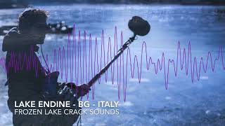 Lake Endine  BG  Italy  Frozen lake crack sounds Ice cracking sounds [upl. by Kahlil625]