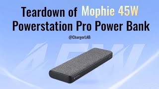 Teardown of Mophie 45W Powerstation Pro Power Bank Available at Apple Store [upl. by Ynnaj]