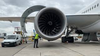 Rolls Royce Trent 1000 dry engine run [upl. by Ahsenrat]