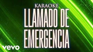 Octavio Cuadras  Llamado De Emergencia Karaoke [upl. by Darya791]